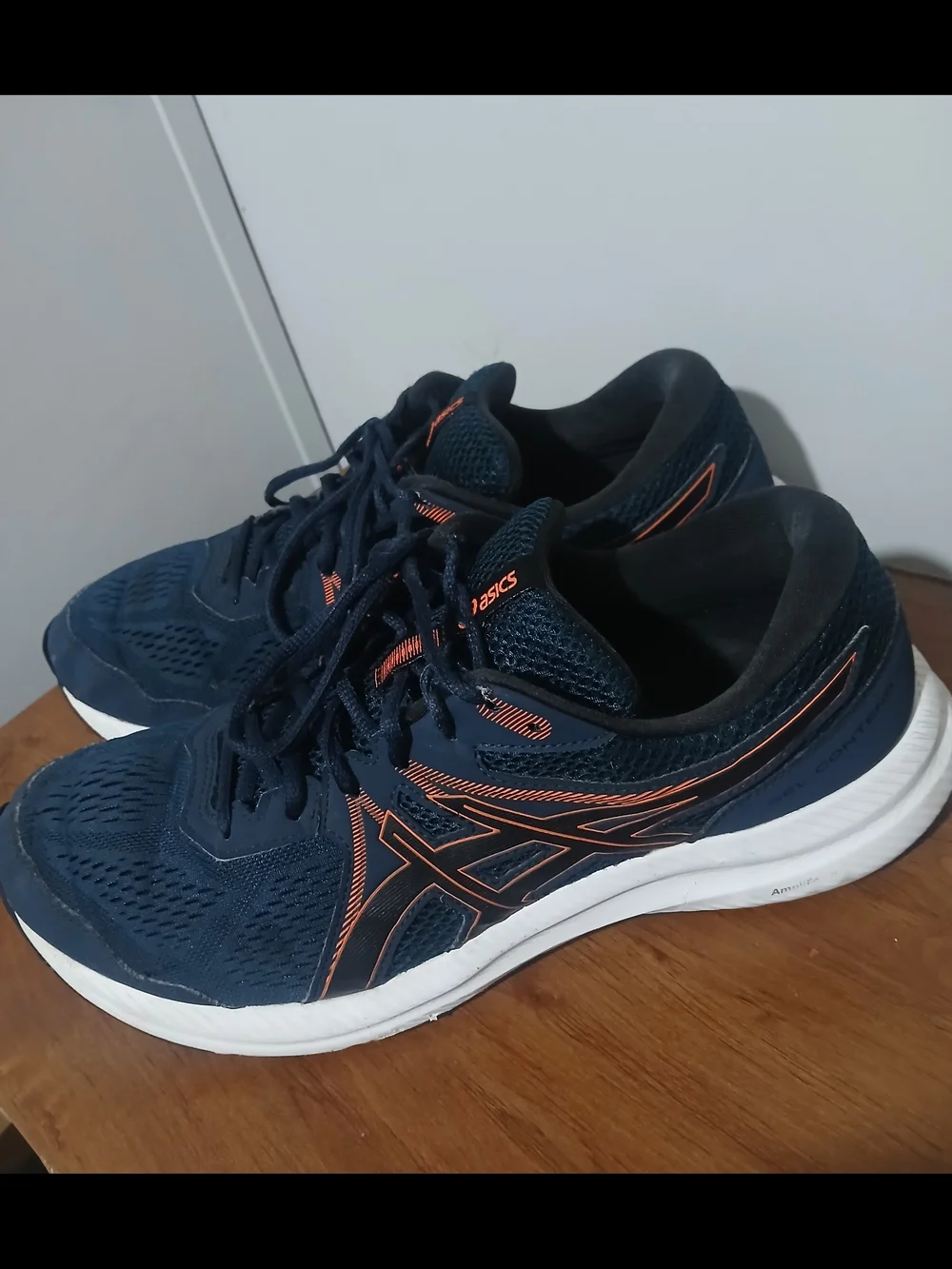 Mens Size 13 Asics Gel Contender 7 Navy & Orange
